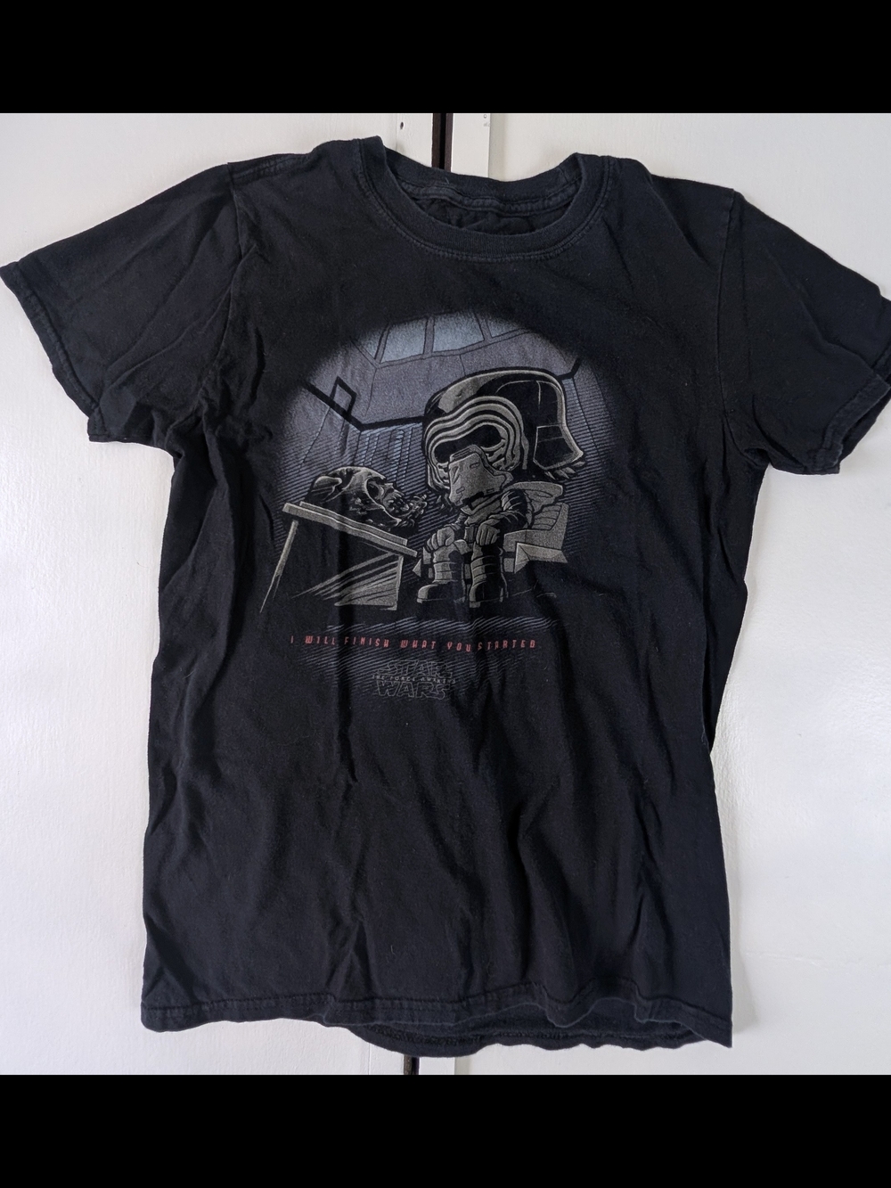 Funko Star Wars Black Kylo Ren Short Sleeve Graphic Tee